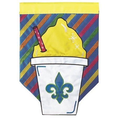 DICKSONS Dicksons M001109 29 x 42 in. Flag Double Applique Snoball Fld Shaped Polyester - Large M001109